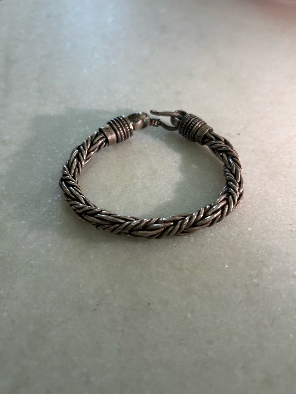Byzantine Chain Bracelet - 925 Solid Sterling Silver Bracelet